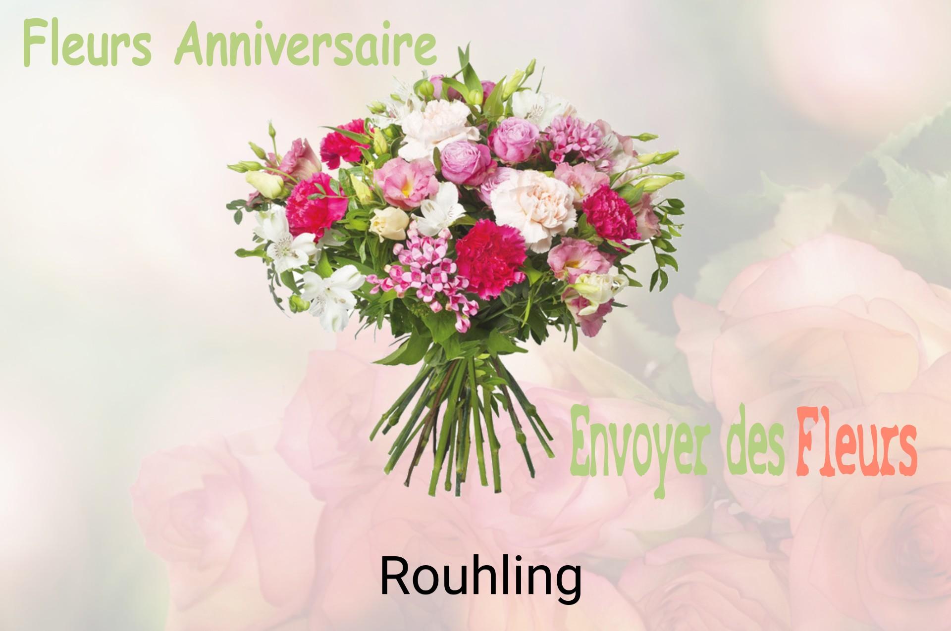 Bouquet de fleurs d’anniversaire livré à Rouhling
